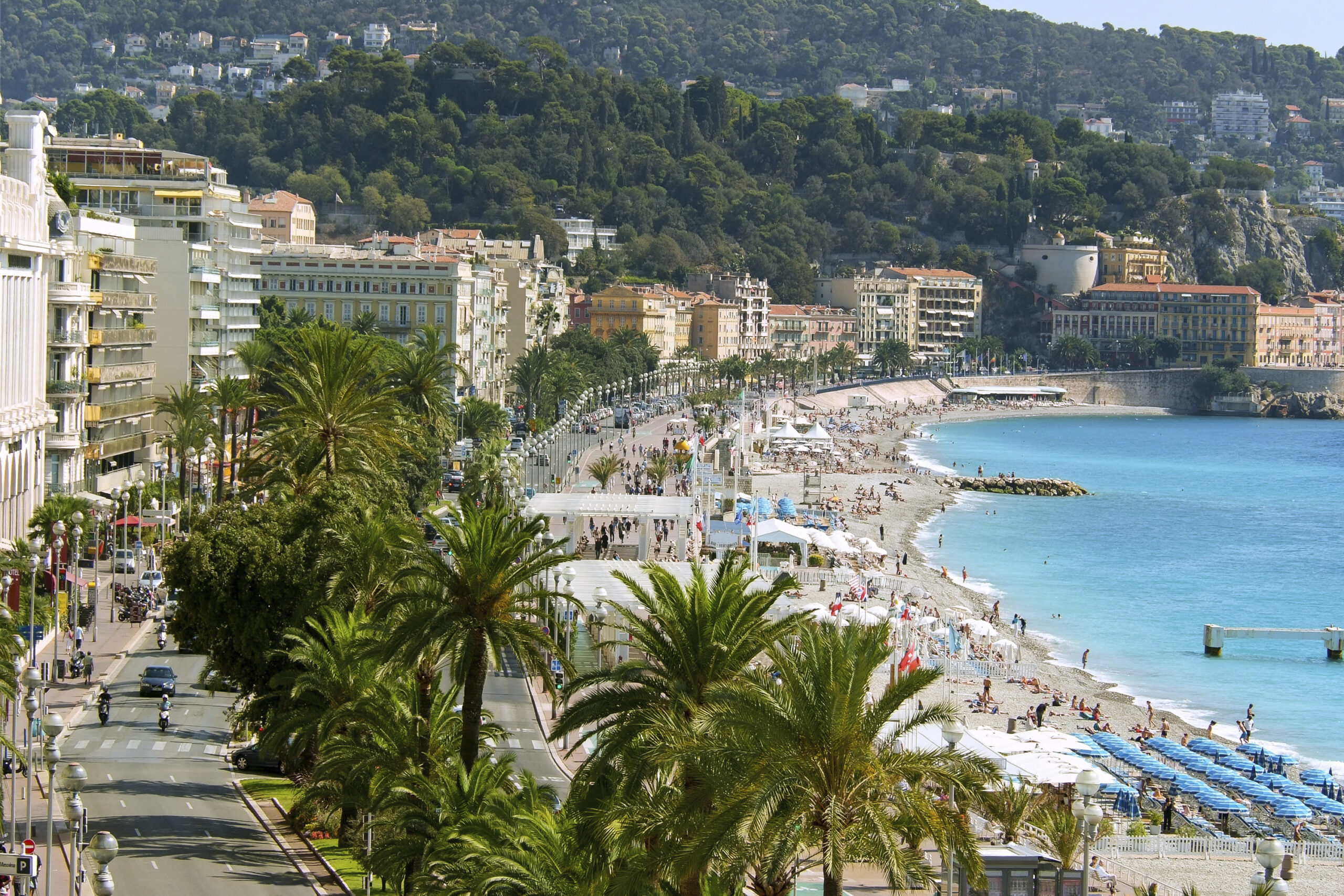 riviera waterfront in nice france